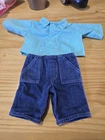 Vintage Cabbage Patch Kid 1980s coleco jeans and compatible shirt set outfit