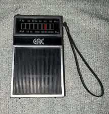 ERC AM FM Radio Transistor Model 1270 Pocket Portable Tested See Video  Pics