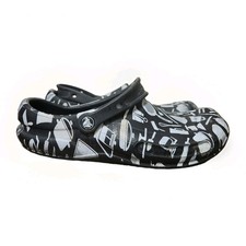 Crocs Bistro Graphic Utensils Work Clogs Womens 10 Men 8 204044 Chef Kitchen