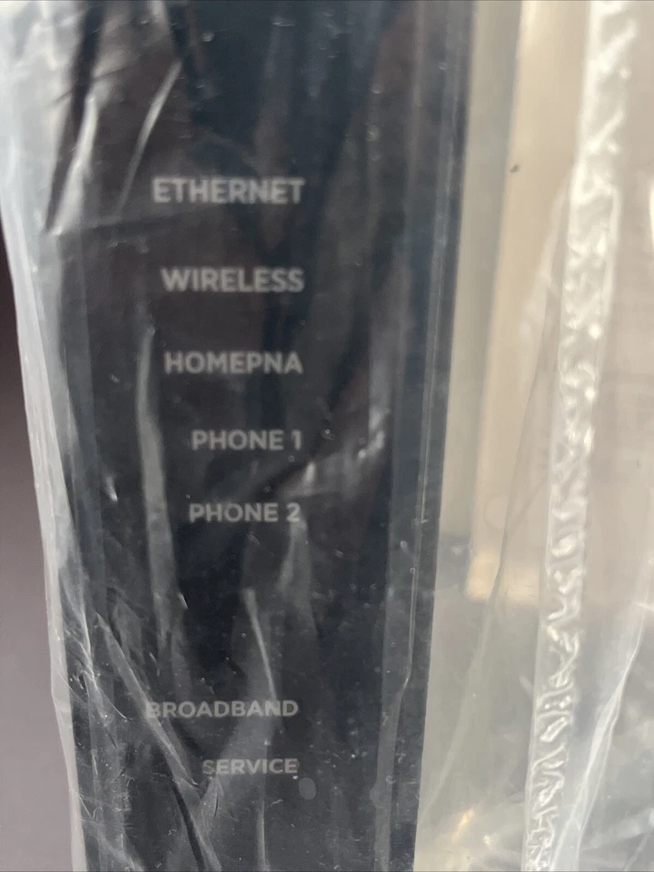 AT&T 2Wire 3801HGV 4-Port 10/100 Wireless G Router 4201-001134-002 - Image 3 of 4