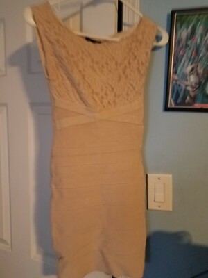 Bebe Lace Bandage Dress S | eBay Bebe Lace Bandage Dress S | eBay