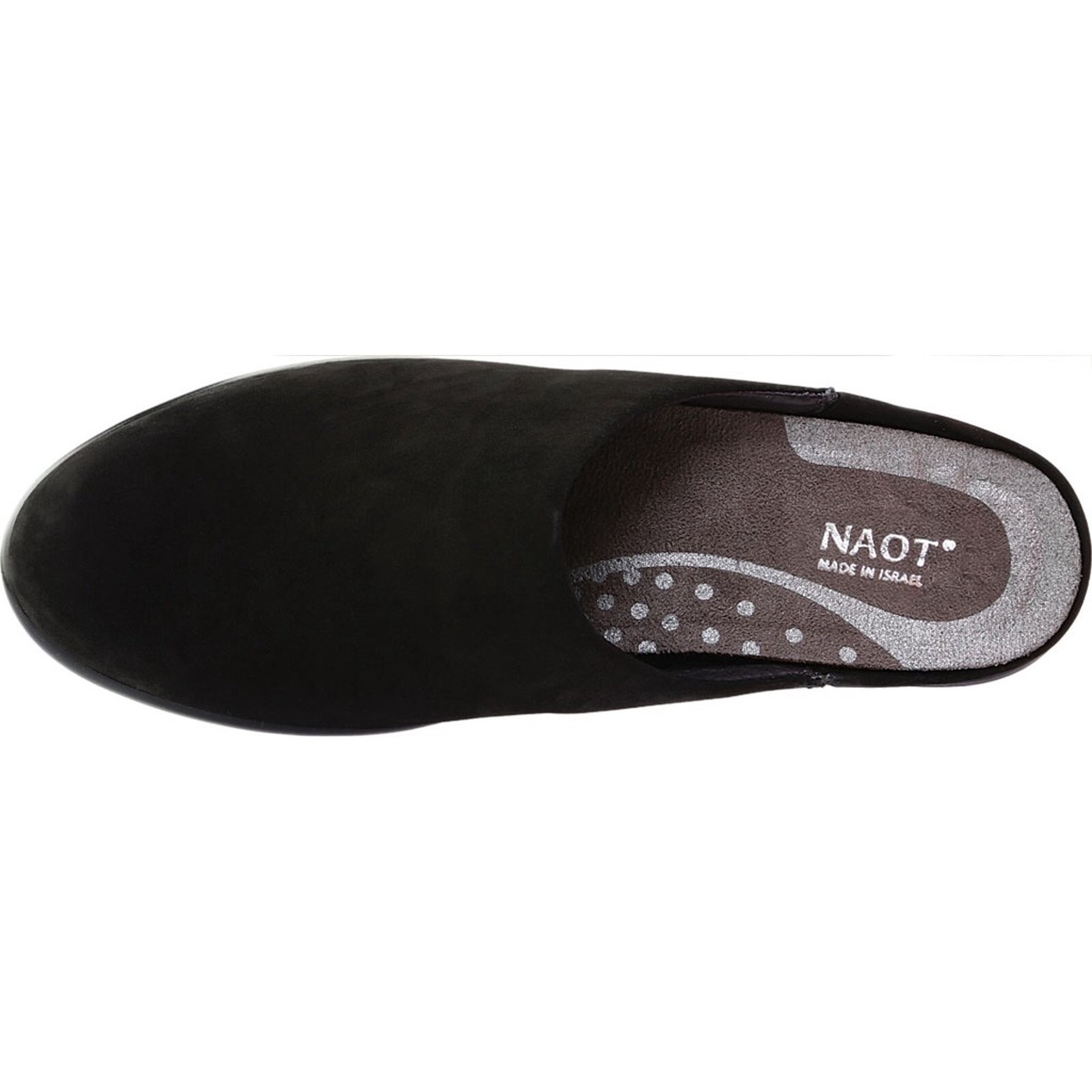 Naot Z7796 Womens Black Velvet Nubuck Lodos Clog Size EU 41 Naot Z7796 Womens Black Velvet Nubuck Lodos Clog Size EU 41
