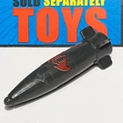 Vtg GI Joe Cobra Rattler MINI BOMB missile projectile original vehicle gray part