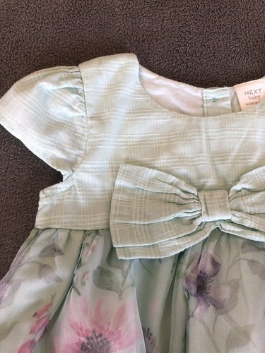 NEXT Baby Girl Special Occasion Summer Romper Outfit 0-3 Months - Picture 2 of 4