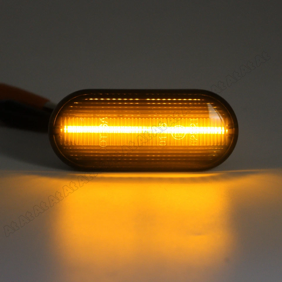  LED Schwarz Seitenblinker Blinker Für VW Bora Golf 4 Passat Polo Sharan T5 Bus - Bild 2 von 4