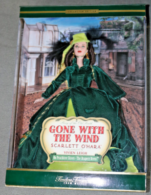 gone with the wind barbie green dress Barbie As Scarlett OHara Gone With The Wind Green Velvet Dress