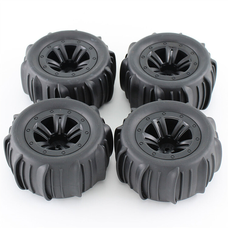 4x 85mm Tires Wheels Hex For Wltoys 144001 124019 1/12 1/14 1/18