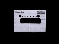 Strat to Floyd Rose Conversion Routing Template