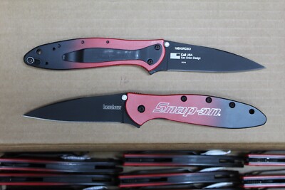 Kershaw Snap-On Leek, 1660GRDSO, Gradient Red-Black, Brand New Blem, RARE!