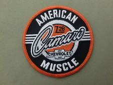 American Muscle Camaro Embroidered Iron On Patch.