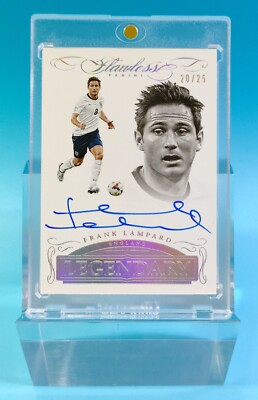 2015-16 Panini Flawless Soccer Legendary Signatures Frank Lampard Auto 20/25