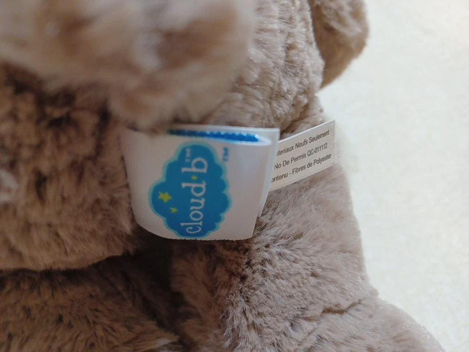 Cloud B Baby Plush Christmas Moose 14" Plaid Lovey - Image 4 of 4