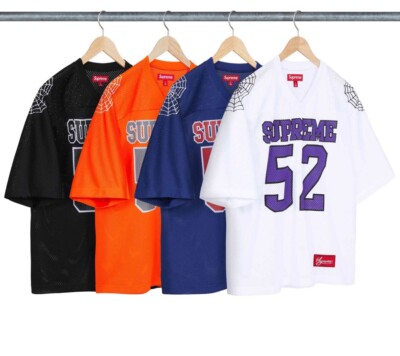 Supreme SS24 Spiderweb Football Jersey Large NWT | eBay Supreme SS24 Spiderweb Football Jersey Large NWT | eBay