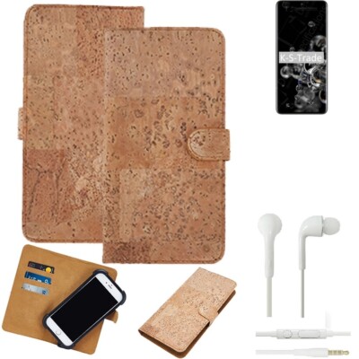 FÜR Samsung Galaxy S20 Ultra 5G Exynos + EARPHONES HÜLLE TASCHE KORK CORK ETTU