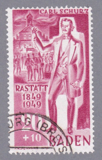 Baden Mi.Nr. 51 Type I gestempelt und geprüft - Bild 1 von 1