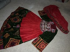 Afghani Hand Made Velvet Maxi Dress Party Wear Dresses