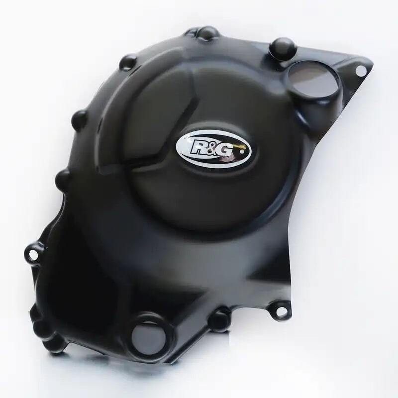 Couvre carter embrayage Kawasaki H2 SX R&G RACING noir protection moto