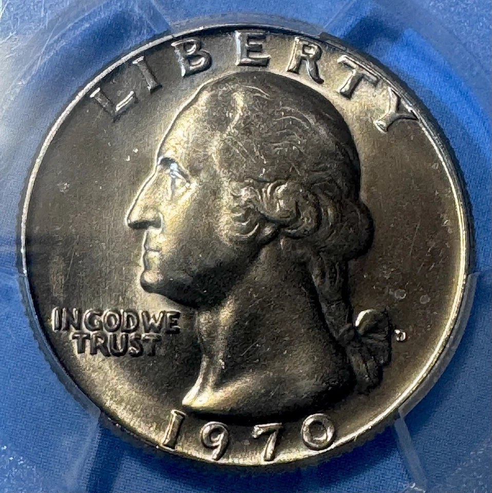 1970 d washington quarter PCGS MS 67 - Image 2 of 4