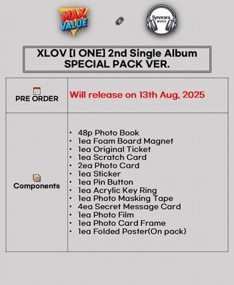 XLOV　SPECIAL PACK XLOV [I ONE] 2nd Single Album SPECIAL PACK Ver/Photo Book+7