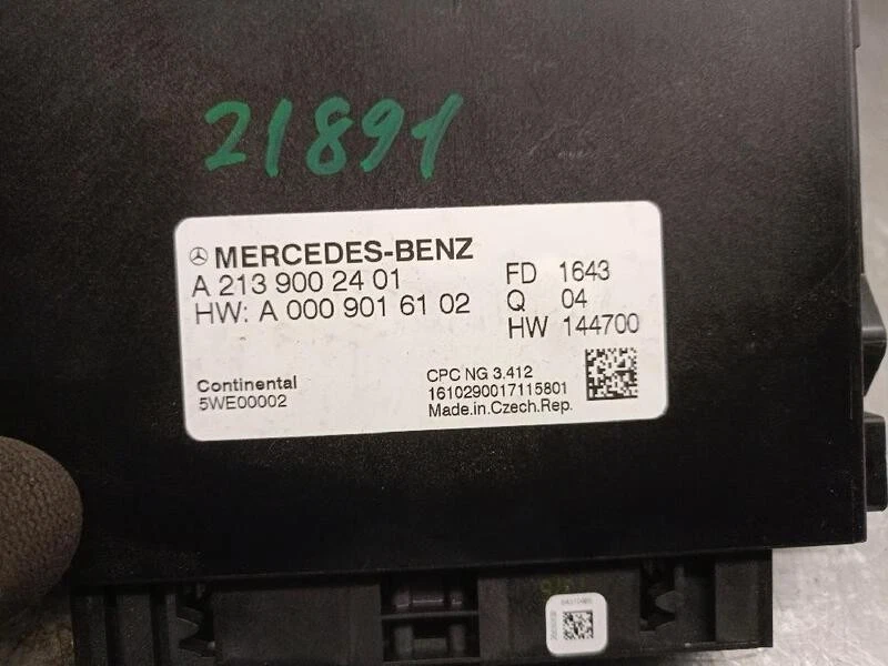 A2139002401 modulo elettronico per MERCEDES-BENZ CLASE E (W213) 350 2016 5374328 - Immagine 4 di 4