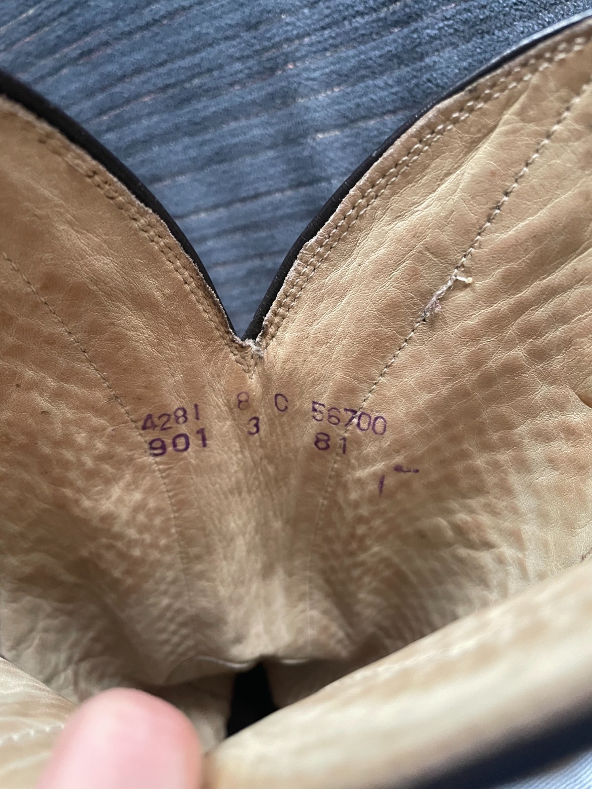 Dan Post Vintage Full Cut Python Snake Western Co… - image 7