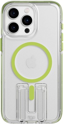 Tech21 - EvoCrystal Kick Case with MagSafe for Apple iPhone 15 Pro Max - Lime