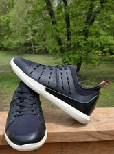 Bally Avary Black Leather Neoprene Sneakers Shoes US Men Sz 9.5 NICE 😎 HTF $450