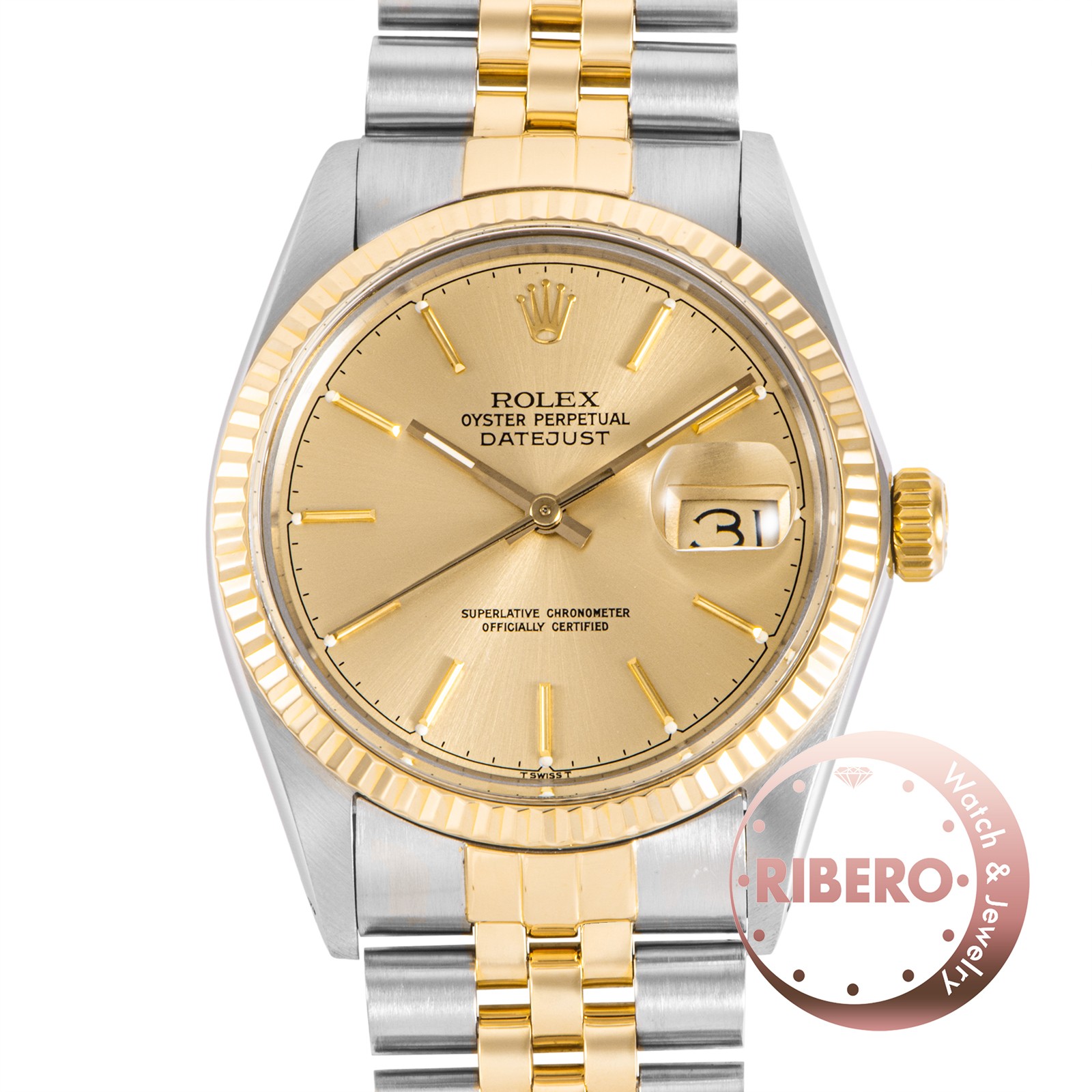 ROLEX Datejust 16013 Made in 1986 Tritium from JAPAN with Box