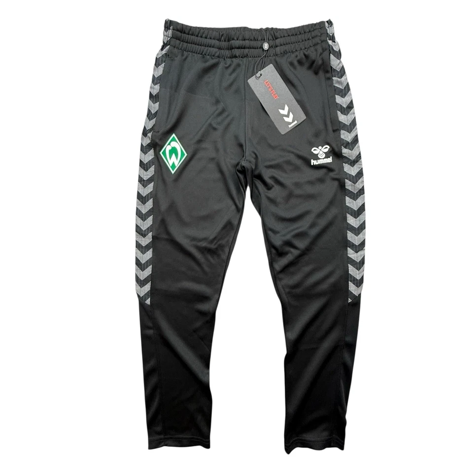Werder Bremen Hose Gr. 152 / 164 Kinder Sporthose Training schwarz Neu - Bild 1 von 2