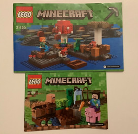 Lego Minecraft Manual/Instruction Booklets Only for Minecraft 21138 & 21129