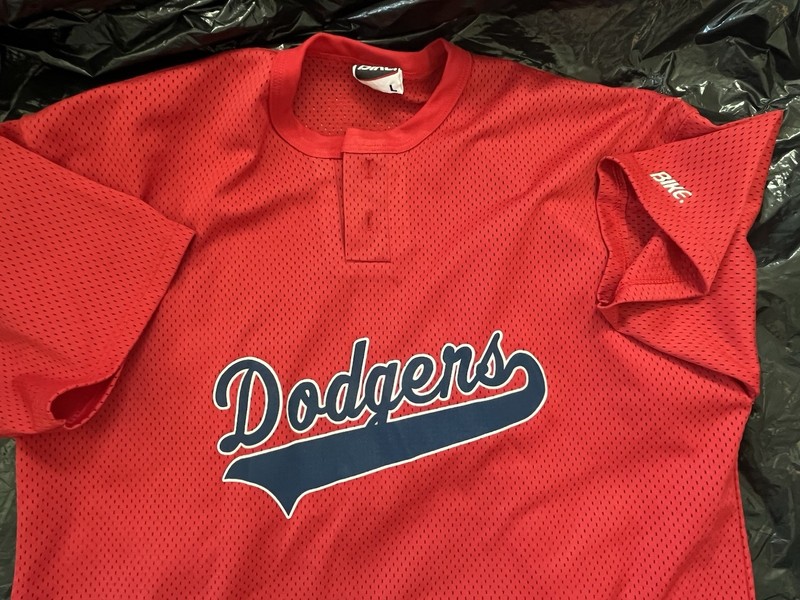 Vintage Los Angeles Dodgers Duke Snyder Bike Jersey MLB Rare Baseball Jersey