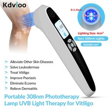 9 Diodes 308nm Uvb Phototherapy Device 55mw/cm  Treat Your Skin Diseases Gray