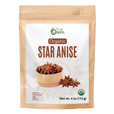True Organic Premium Vietnam Star Anise-4oz |Certified USDA |Premium...