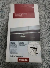 Miele Descaling Tablets for Coffee Machines Steam Ovens Ranges, 6 X 50 g 1.74 Oz