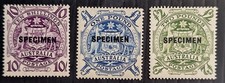 1949/50 Australia Set of Coat of Arms stamps w SPECIMEN Overprints MVLH Cat $400