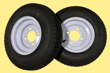 2-pack Trailer Tires on Rims 4.80-8 480-8 4.80 X 8 8 In. Load Range #7071 AMZ34