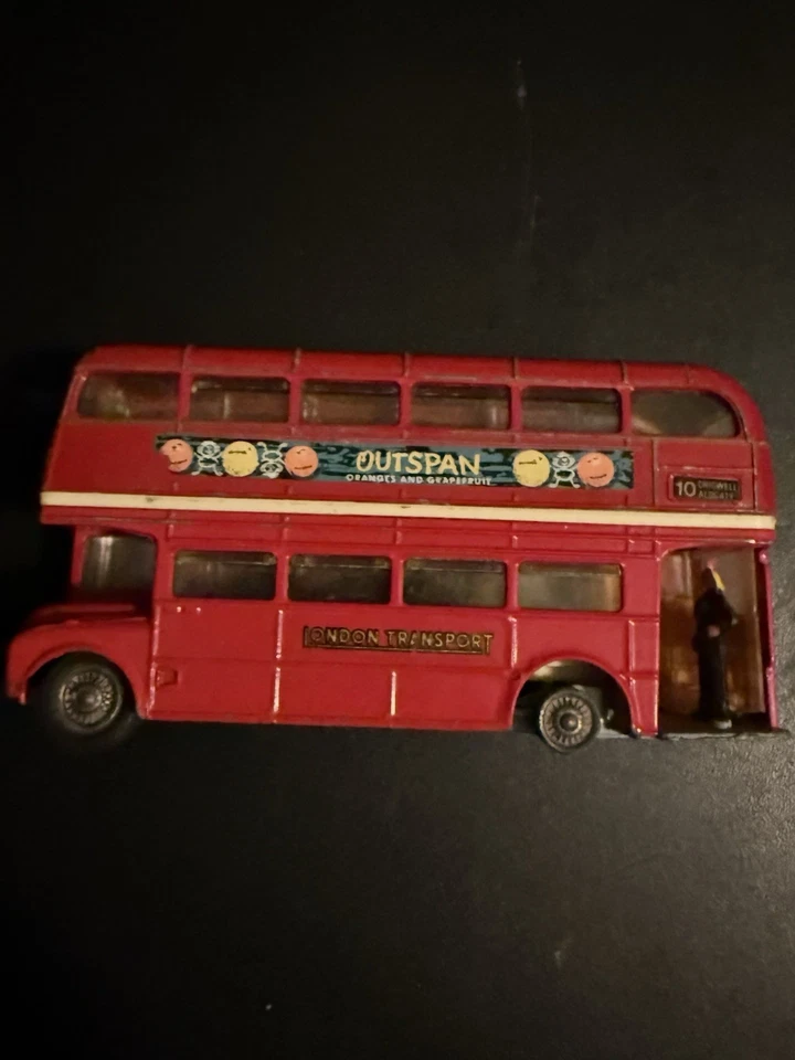 Corgi 468 London Transport Routemaster Bus 1967 vintage original OUTSPAN Oranges - Image 2 of 3