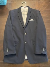 Tommy Hilfiger Big Boys Modern Fit Alexander Bi-Stretch Blazer Navy Size 20
