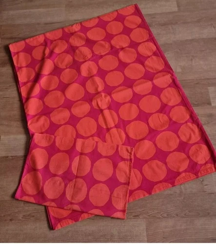 Set MARIMEKKO "KIVET"  Queen  Duvet Cover 78 x 60" + Pillow case 23.5 x 18.5"