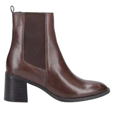 Bottes Cheville Hush Puppies Caroline Femme Cuir Mode Marron - Photo 1/4