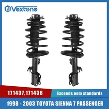 Pair Front Struts for Toyota Sienna 7 Passenger  1998 1999 2000 2001 2002 2003