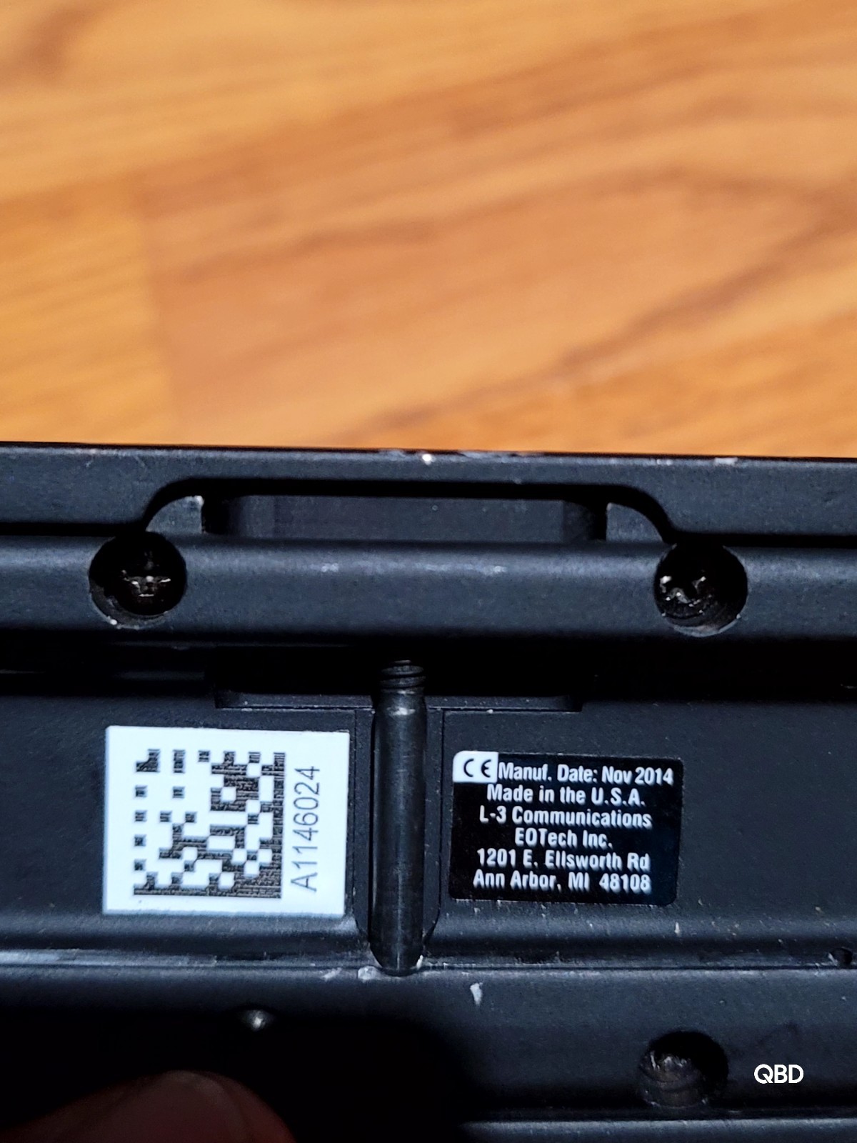 EOTech 512.A65 L3 Holographic Sight  M / LE Marked Black