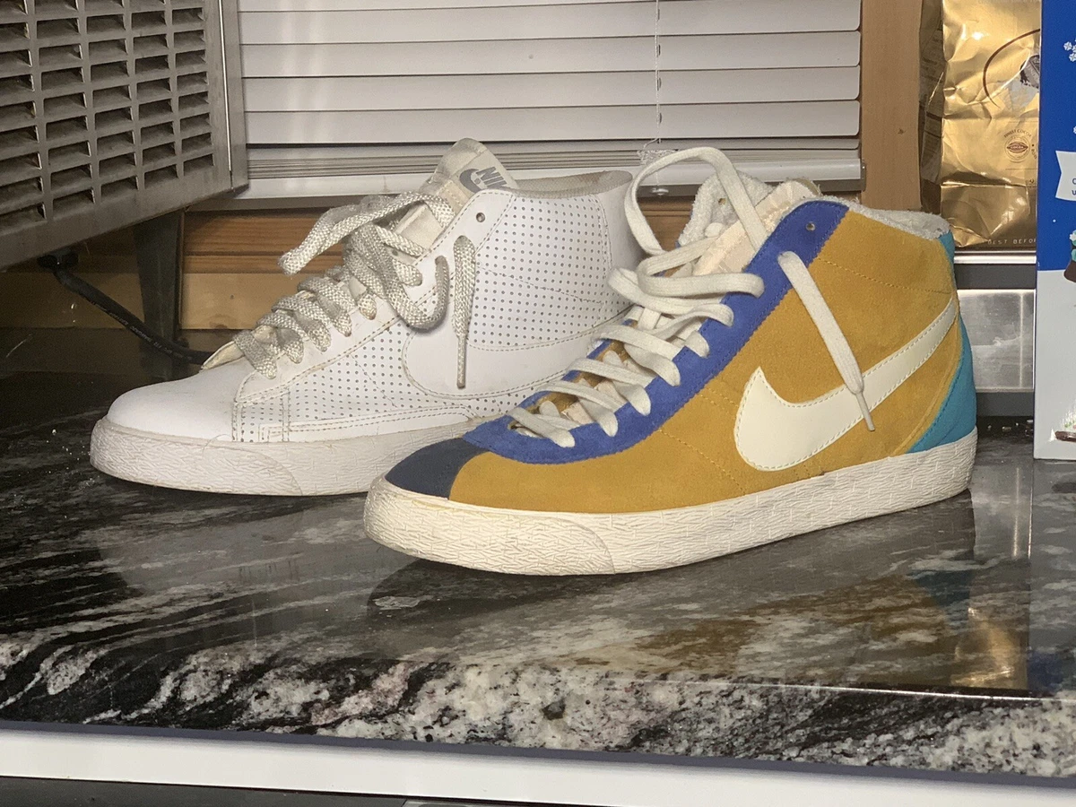 Nike blazer perforated suede high-top clearance sneakers