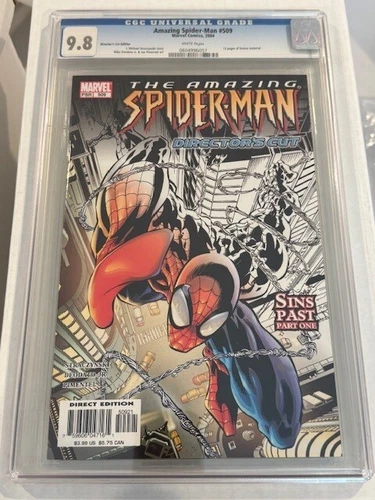 Amazing Spider-Man 509 CGC 9.8 White Pages 2004 Marvel Directors Cut Variant