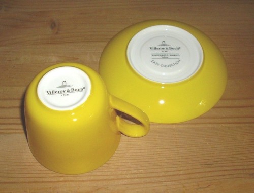 Villeroy & Boch Wonderful World, Gelb, 1 Moccagedeck, Mokka - Bild 5 von 5