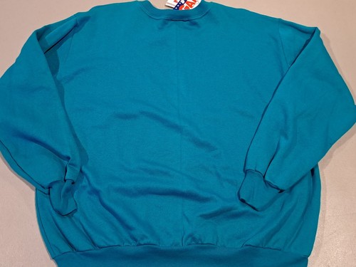 Vintage Miami Dolphins NFL 1995 Pullover Sweatshirt GTS USA Adult Size XL Nwt - Picture 5 of 14
