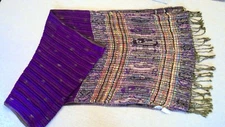 NEW Pashmina - Accordion Stretch Viscose/Acrylic Blend with Fringe