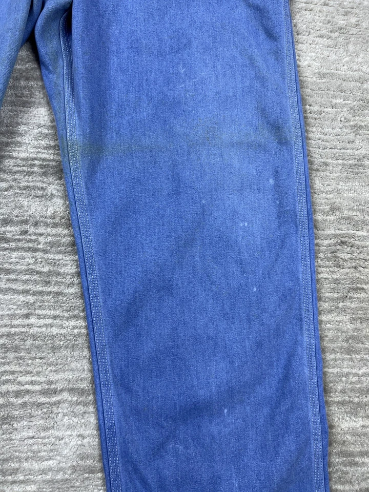 Jeans vintage Sears para hombre 42x30 azul carpintero denim hechos en EE. UU. Foto 4 de 4