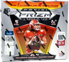 2021 PANINI PRIZM COLLEGIATE DRAFT FOOTBALL H2 BOX BLOWOUT CARDS