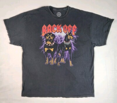 DOM Back Off Dog Shirt Mens Size 2XL Short Sleeve Crew Neck